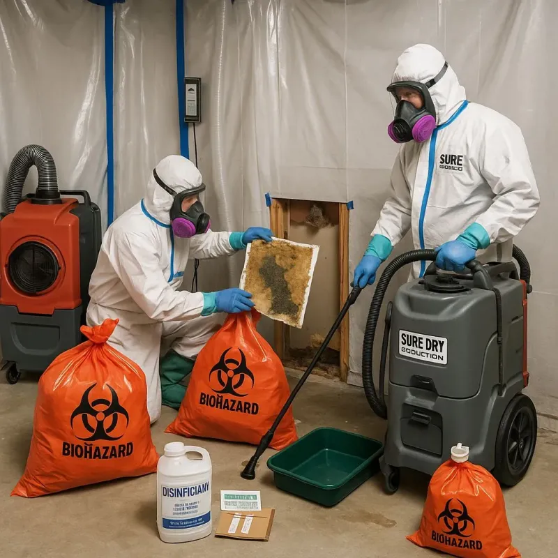 Contaminated Water Handling Protocols process in Wetherington, OH